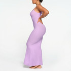 Skims S Sugar Plum Women s Soft Lounge Long Slip Dress 