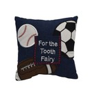 Tooth Fairy Pillow 7 In Square Denim Sports Themed