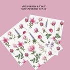 2 Two Decoupage Paper Napkins For Art Junk Journal Napkin Spring Floral Flowers