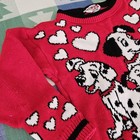 Vintage 101 Dalmatians Toddler Sweater 2t 3t 90s Usa Made Disney