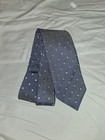 Tiethe Premium Ties Men s Designer Woven Silk Powder Blue White Polka Tie