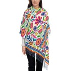 Mexican Shawl Wrap Scarf    Mexican Women s Scarf    Rebozos Mexicanos  Ethnic Ta   