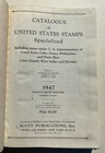 1947 Scott Specialized Catalogue Of United States Stamps Vintage Hardcover