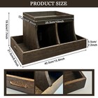 Best Caddy Organizer  Durable Wooden Changing Station Table Diaper Baby Nursery