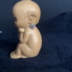 Vintage Rose O neill Cameo Vinyl Kewpie Doll Cupid W  Mini Wings 3 5  Sitting