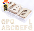 4  Wooden Letters  Ilauke 52pcs Wood Alphabet For Crafts  Craft 4 Inch 