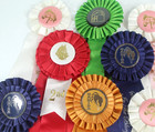 Lot Of 11 Horse Show Ribbons   Mostly Arabian Horses And Associations  See Pics 
