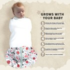 Guntail Baby Sleep Sack Swaddle 3way Adjustable Rayon Cotton Banana flower 6-12m