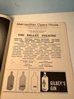 1956 The Ballet Theater Gala Spring Season-metropolitan Oprea House
