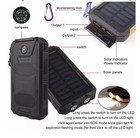 Portable Solar Power Bank Charger For Cell Phone 20000mah Iphone   Android