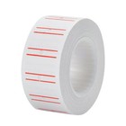 10-60 Rolls 6000pcs Price Labels Gun Paper Tag Sticker White Red Line For Mx5500