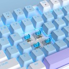 Magegee 75  Mechanical Gaming Keyboard  Blue Switch  White blue Switch