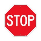 Large Stop Sign Street Road Sign 18 X 18 Inches  Engineer 18  X 18  - 1 Pack