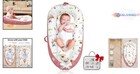 Baby Lounger Cotton Portable Adjustable Infant Support Tummy Time Newborn Gift