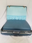 2pc Vintage Blue Samsonite Royal Traveler Medalist Suitcase Luggage  Hardcase