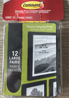  2  3m Command Black Large Picture Hanging Strips Holds 16 Lbs- 24 Total Pairs