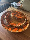 Vtg 60s 70s Large Ashtray Mid Century Modern Retro