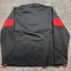 Georgia Bulldogs Sweatshirt Mens Medium Black Ncaa Football Nike Dri Fit 1 4 Zip