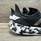 Adidas Kids Cloudfoam Pure Ih4903 Black White Gray Lace-up Sneaker Shoes Size 5