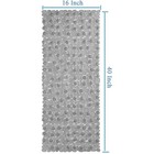 Bathtub Mat Non-slip  Pebble Shower Mat Extra Large For Families  Grey