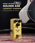 Donner Overdrive Effects Pedal Legendary 80 s Overdrive True Bypass   Golden Age