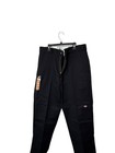 New Dickies Men   s Work Pants Loose Fit Double Knee Black Sz 36    X 32    Style85283