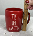 Rae Dunn Christmas Mug     Tis The Season  Holiday Coffee Mug By Magenta Red
