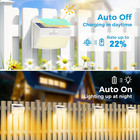 6 Packs Solar Outdoor Lights Motion Sensor  Solar Security Lights Waterproof Wit