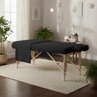 3pc Flannel Massage Table Sheet Set Cotton Blend Double Brushed Soft Spa Linens