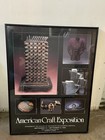 American Craft Exposition Vintage Poster September 1992 Evanston Illinois Rare