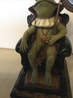 Frog Prince On The Throne  Statue 