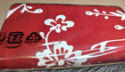 Ikea Uppland Three 3 Seat Sofa W chaise Cover Slipcover Virestad Red White New 