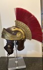 Roman Helmet  Movie Quality   Leather   Brass  Sword   Sandal  