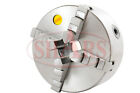 8  4 Jaw Self Centering Lathe Chuck   Tir Certificate   D1-4 Back Plate New R 