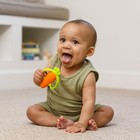 Infantino Lil  Nibbles Textured Silicone Baby Teether - Sensory Exploration