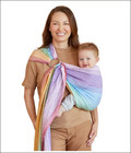 Baby Wrap By Lille  Baby Ring Sling Wrap  baby Carrier - Rainbow   Brand New 