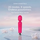 Vibrator Wand Sex Toy Women 20 Mode 8 Speed G-spot Clit Stimulator Hot Pink