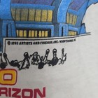 Vintage Journey Tee Small Raglan Frontier 1983 Rock Concert Chicage Rosemont 
