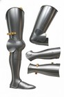 Handmade Medieval Knight Leg Armor     Steel Gothic Greaves   Sabatons   Cosplay 