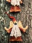 Pattern Primitive Santa Claus Doll Christmas Ornament New Hickey Hollow 2 Sizes 