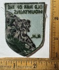 Vintage New Hampshire Old Man Of The Mountains Iron On Patch Travel Souvenir