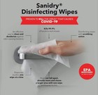 Sanidry  Multi-surface Cleaning Wipes  Unscented  300 Count  New