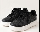 Steve Madden Black Checkered Platform Sneaker Size 9 5 