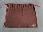 Coach Vintage Dust Bag Protective Bag Cover Brown Storage Red Edge Bag Excellent