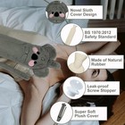 Plush Hot Water Bottle With Soft Cover 2 25l Reusable Heat Therapy Bag