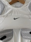 Nike Pro Hyperstrong Compression 4 Pad Football Shirt Mens Large White Gray New