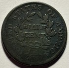 1804 Draped Bust Half Cent     Circulated      Early American 