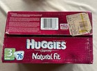 Vintage Diapers 2006 Huggies Supreme Natural Fit 72 Count Sealed Box Size 3 Rare