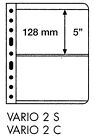 25 Lighthouse Vario 2 Pocket Clear Stock Sheets  5 Packs Of 5  2c