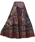 Women s Jaipuri Tribal People Printed Cotton Long Skirts Free Size Multicolor